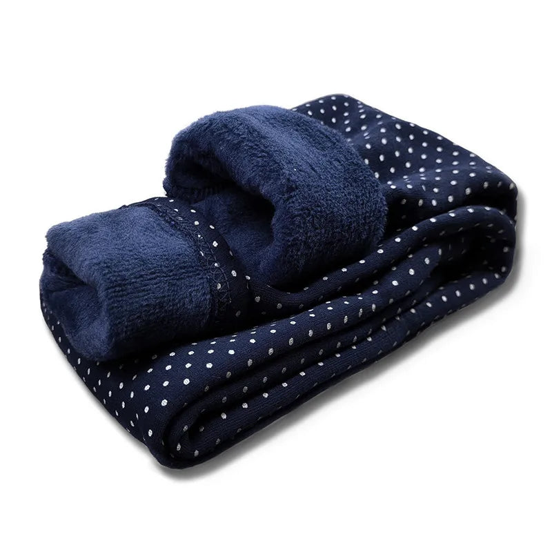 Sweet Leggings Girls Dot Velvet Pants