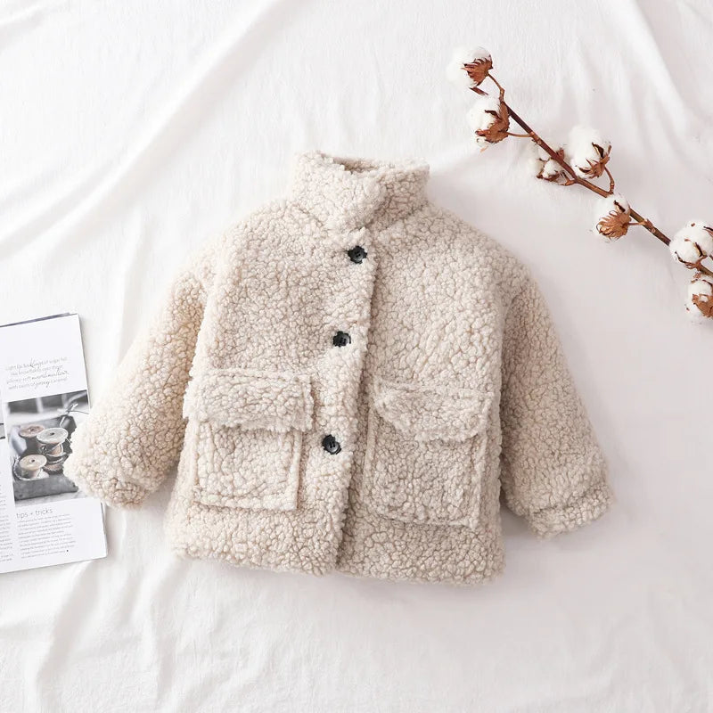 Fashion Baby Girl Boy Winter Cotton Padded Jacket