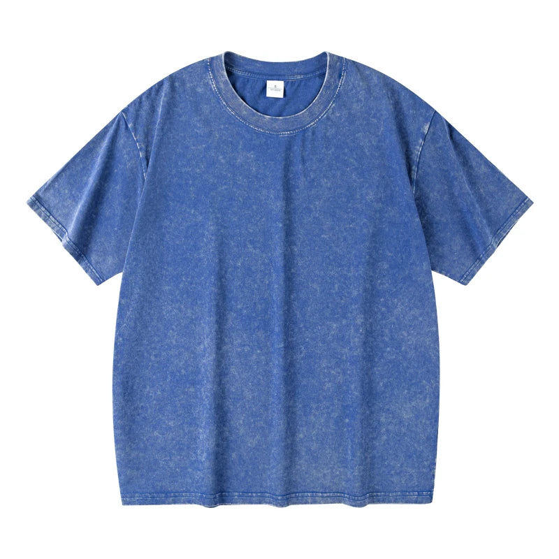 Distressed Heavyweight Cotton T-shirt