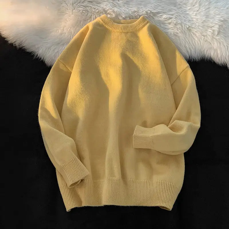 Wool Blend Thick Men's Sweater