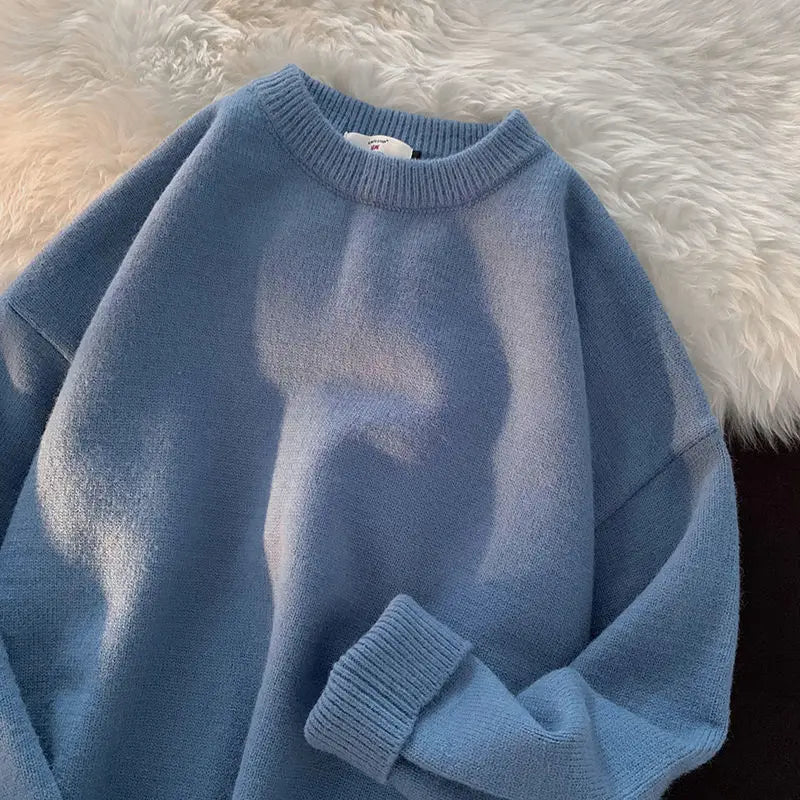 Wool Blend Thick Men's Sweater