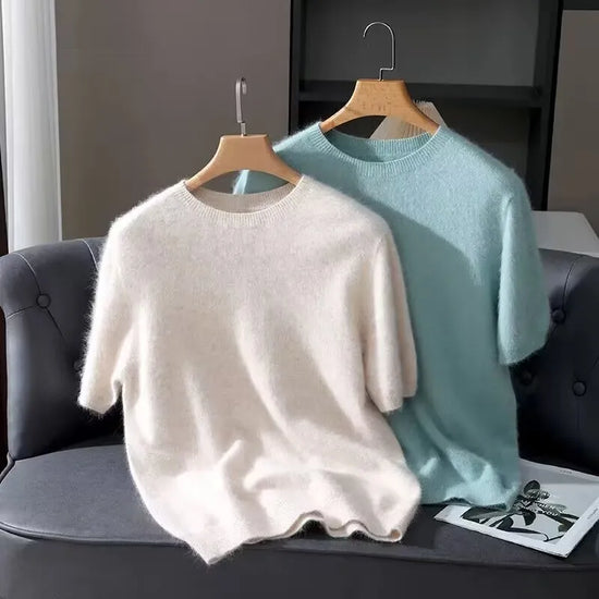 Mink Cashmere Knitted Short