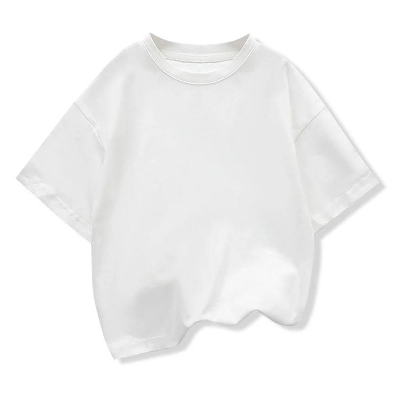 Kids Dropped Shoulder Short-sleeved T-shirt