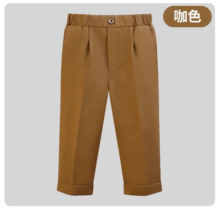 New Children Boys Suit Pants