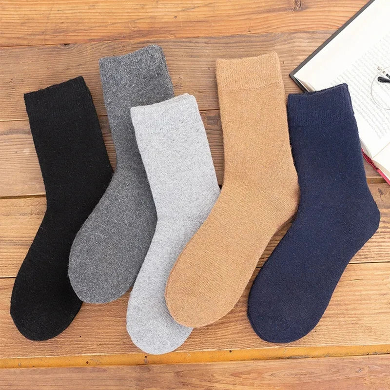 5 Pairs Of Winter Women's Warm Socks