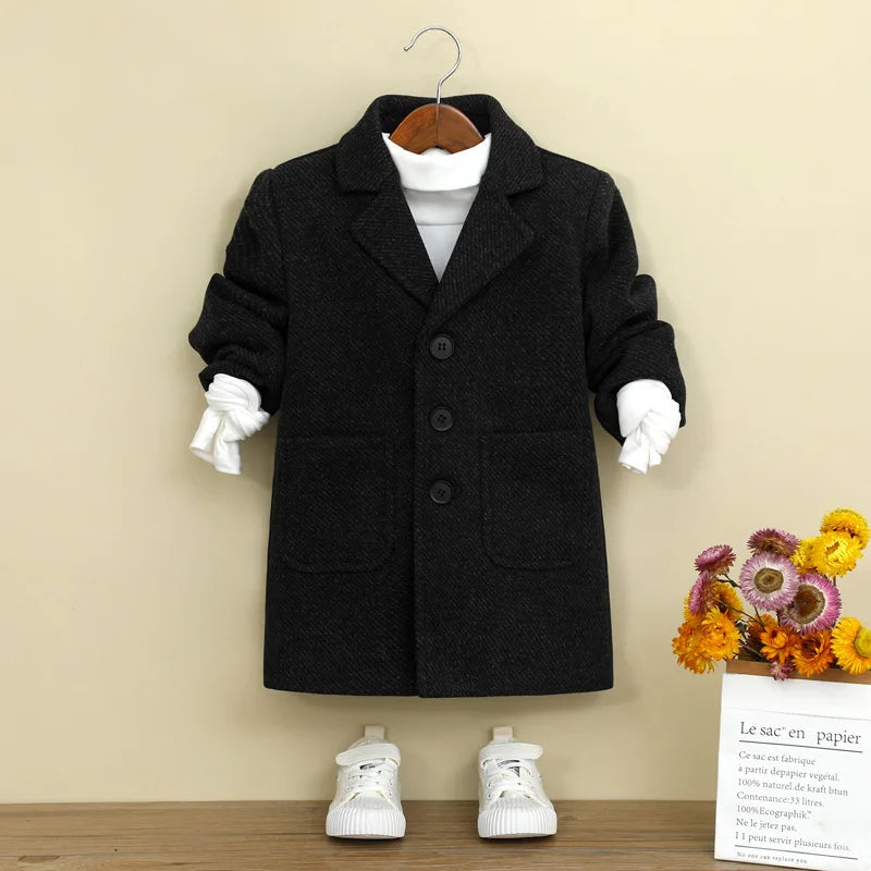 Boy's Woolen Coat
