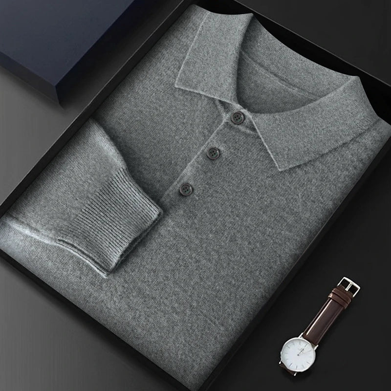 Knitted Wool Polo