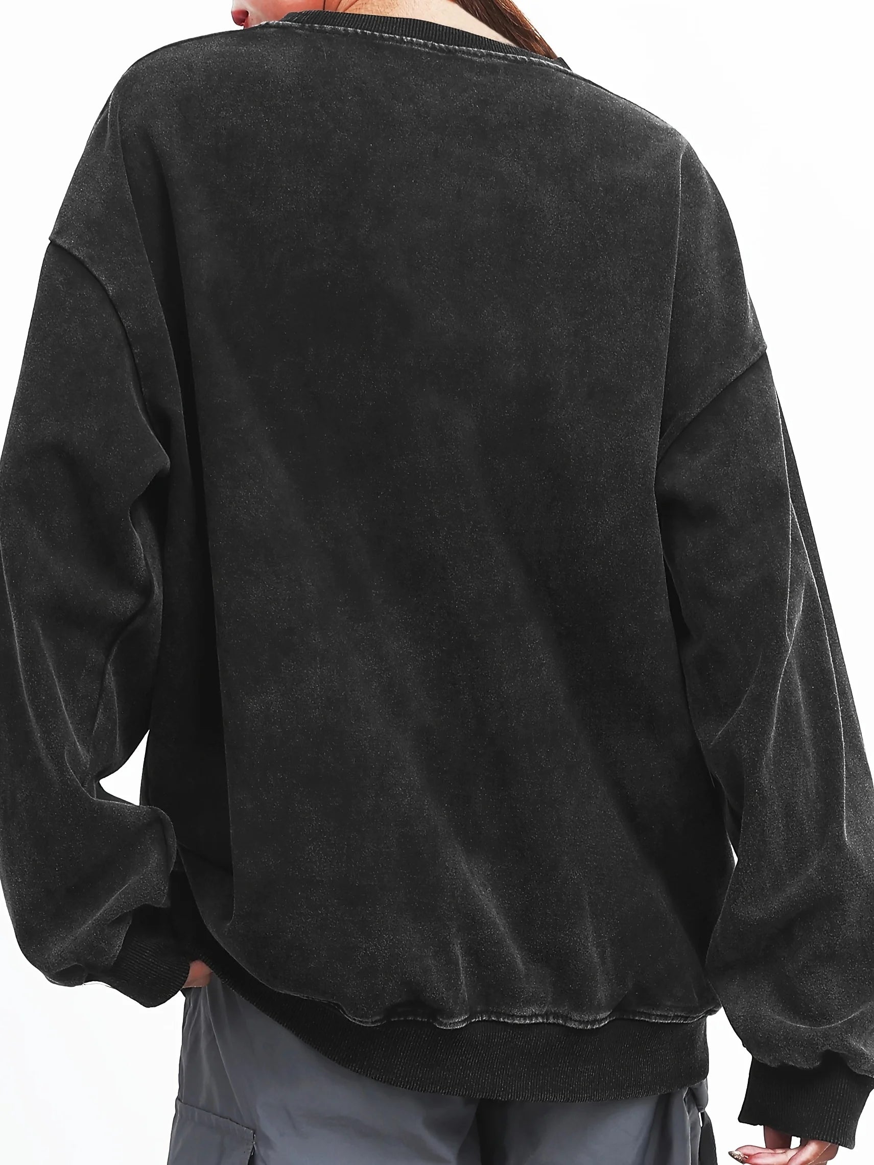 Five Colors Vintage Washed 100%Cotton Woman Sweatshirt Harajuku Casual Pullover Comfort Loose Hoodie Autumn Warm Fleece Tops