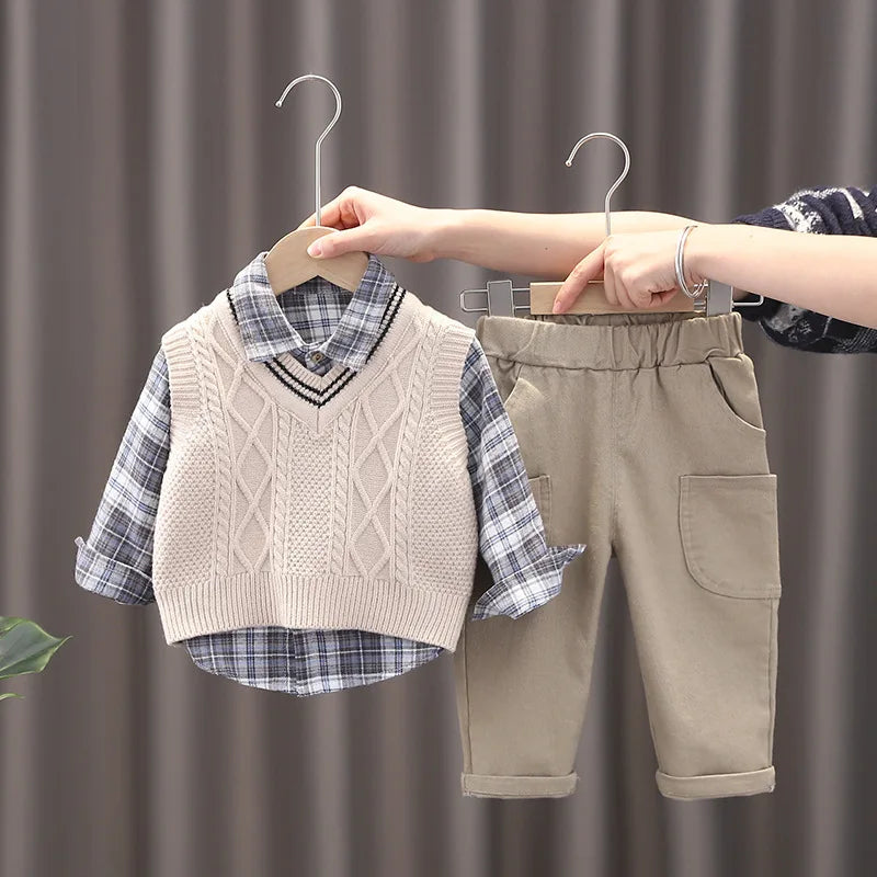 New Spring Autumn Baby Boys Clothes Suit