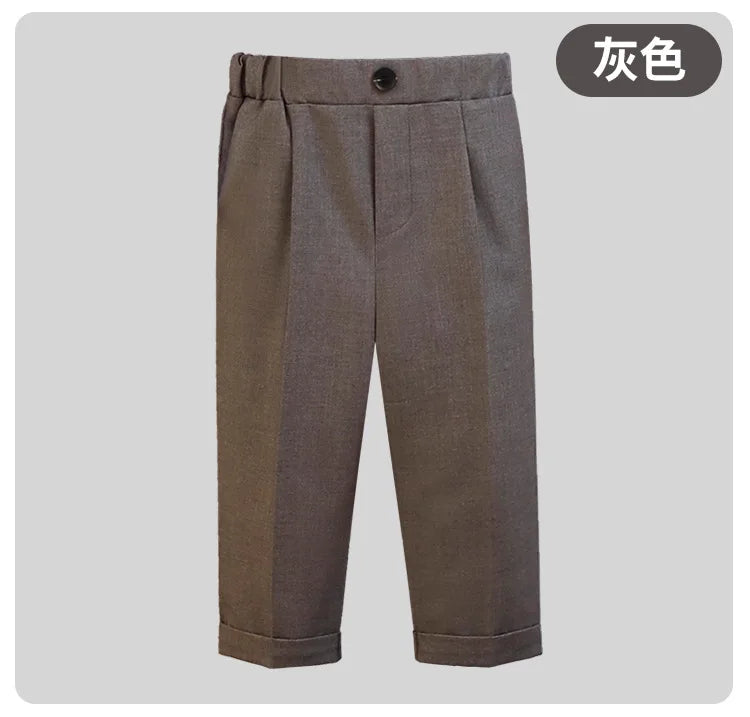 New Children Boys Suit Pants