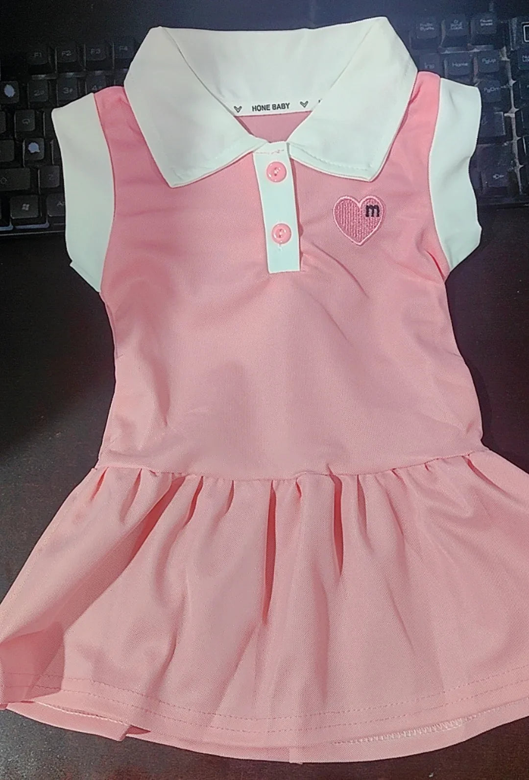 Dress Spring Summer Turn-Down Collar Kids