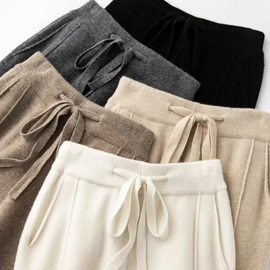 Knitted Cashmere Pants