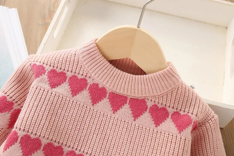 Girls' sweater set for autumn and winter