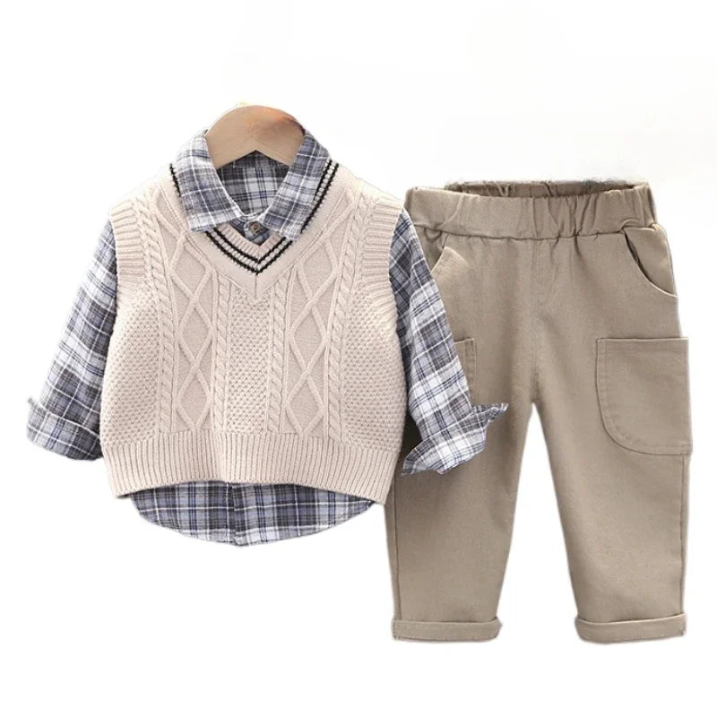 New Spring Autumn Baby Boys Clothes Suit