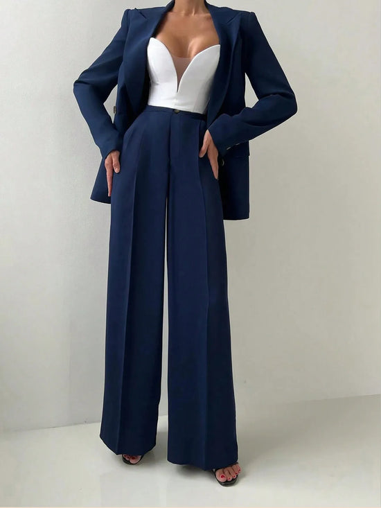 Knitted Double Breasted Suit