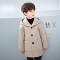 Boys' Thickened Wool Coat Winter