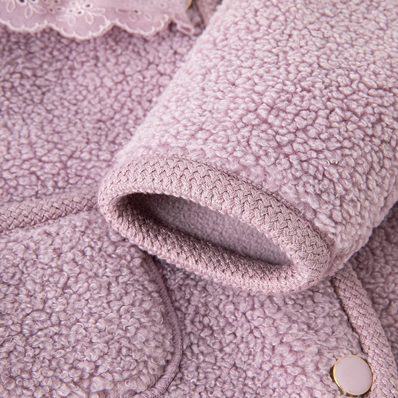 Dave Bella Children's Girl's Clothes Autumn Winter Fashion Casual Classy Charm Noble Overcoat Outdoor Party DB4237809