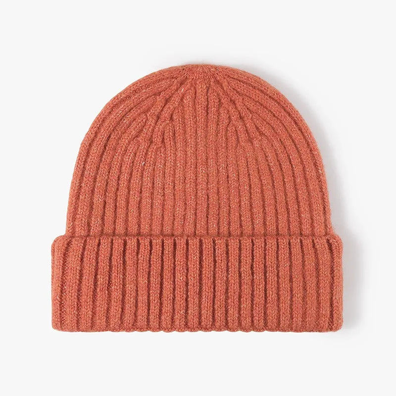 Thick Wool Beanie Hat