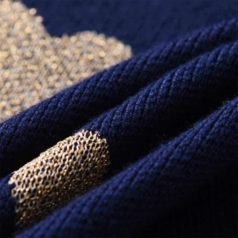 Children's Elastic Knitted Coat Heart