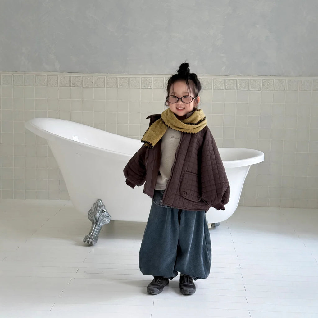 Parka Cotton Padded Plaid