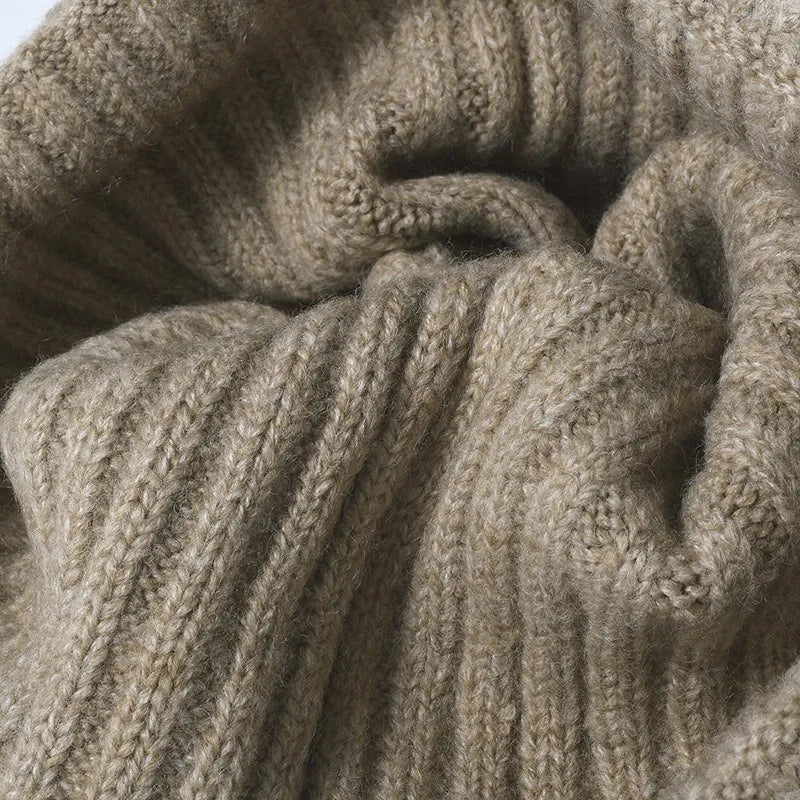 Thick Wool Beanie Hat