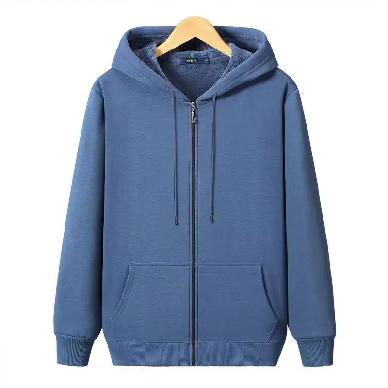 Simple Elegant Zip Up Hoodie