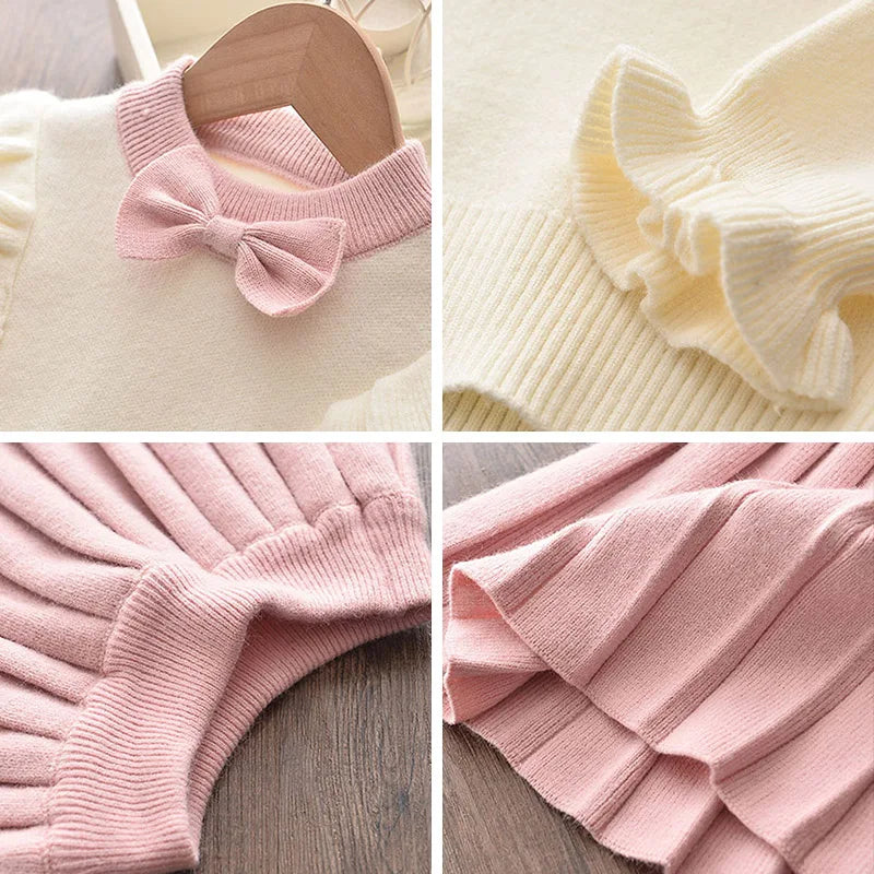 Dress Knitting Winter Long Sleeves