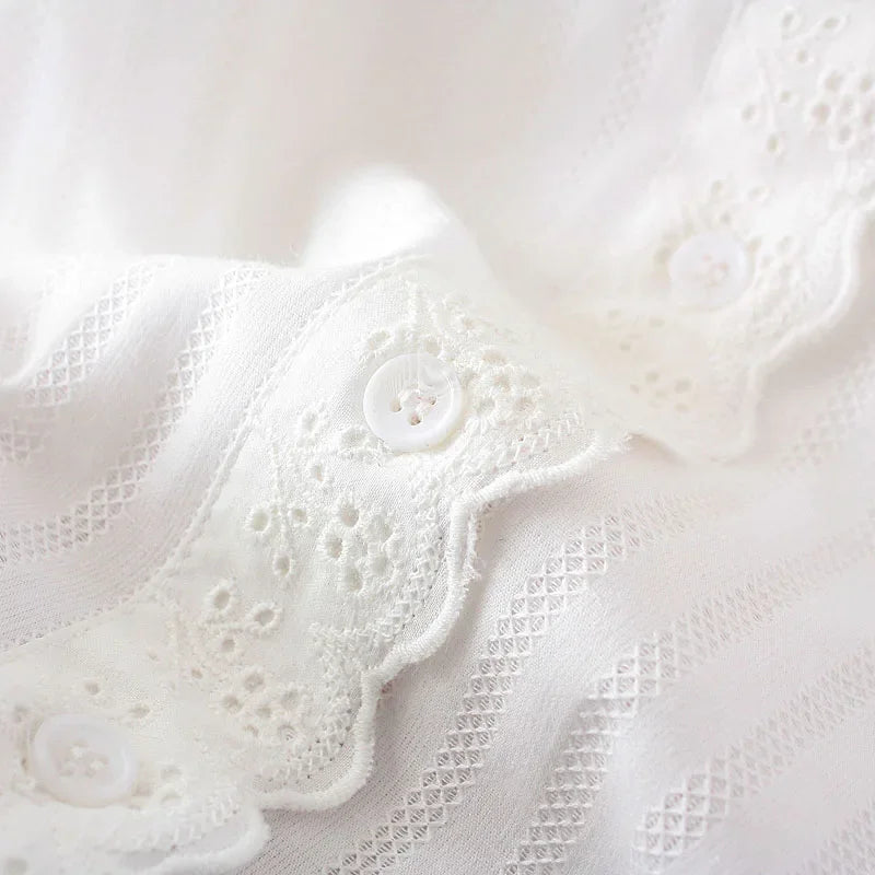 Women Lace White Shirts