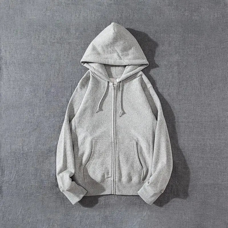 Simple Elegant Zip Up Hoodie