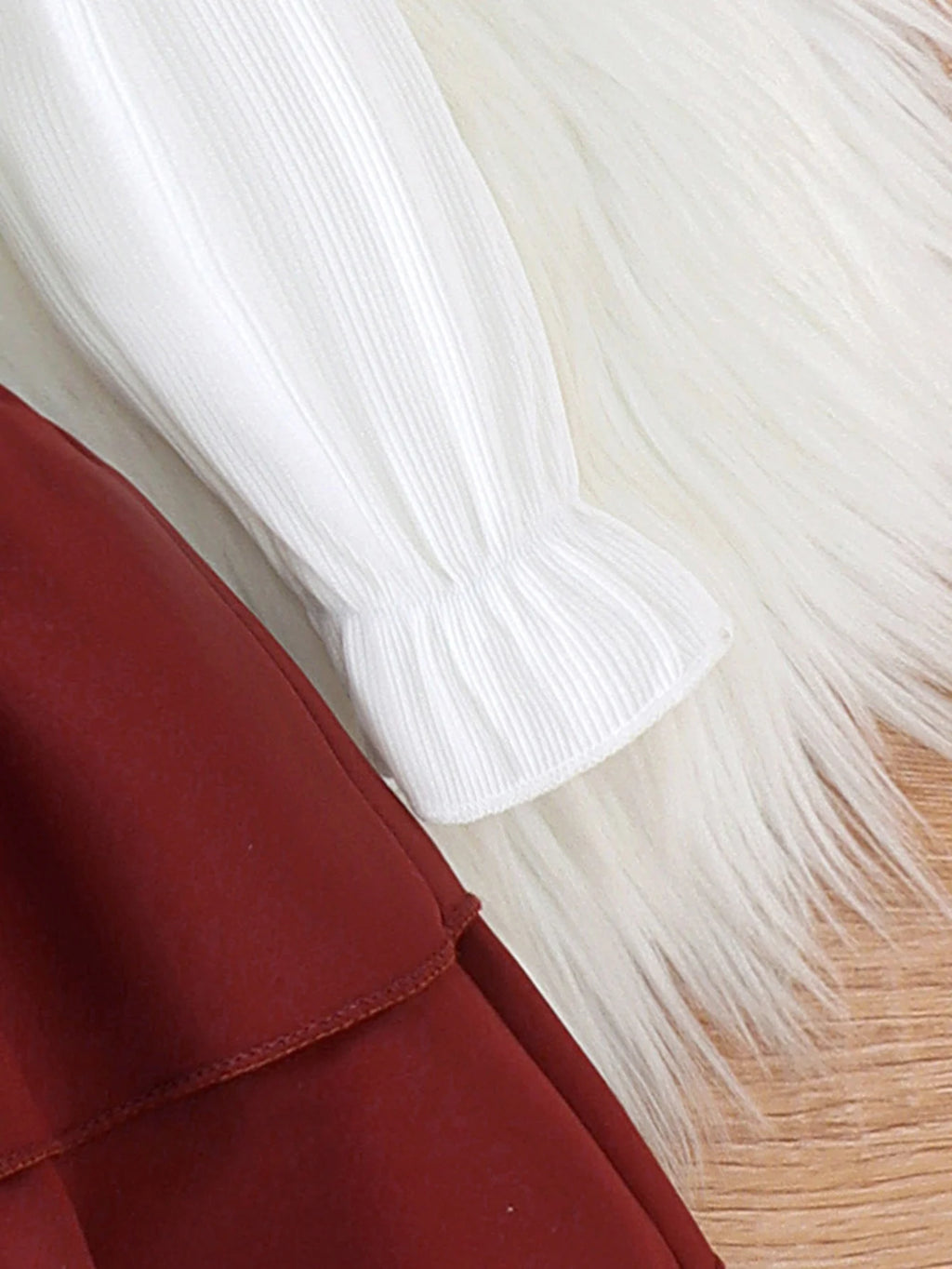 3PCS Autumn 0-3 Speed Girls And Babies Have Comfortable Foreign Style And Sweet Solid Color Lace Collar Top + Skirt + Hat Set