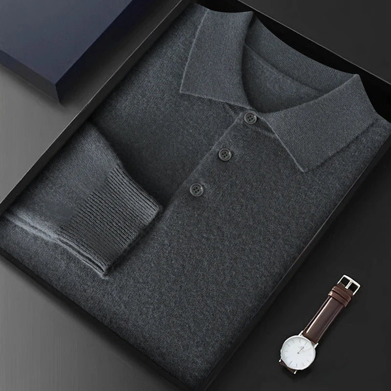 Knitted Wool Polo