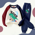 Autumn Baby Boy Cartoon Dinosaur Printed Clothes