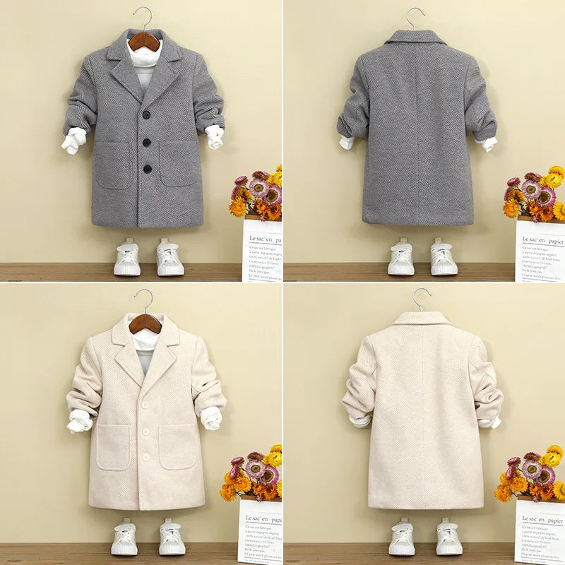 Boy's Woolen Coat