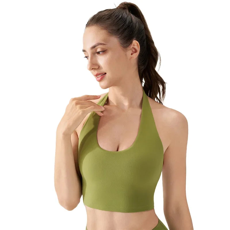 Women's Yoga Sports Halter Bra