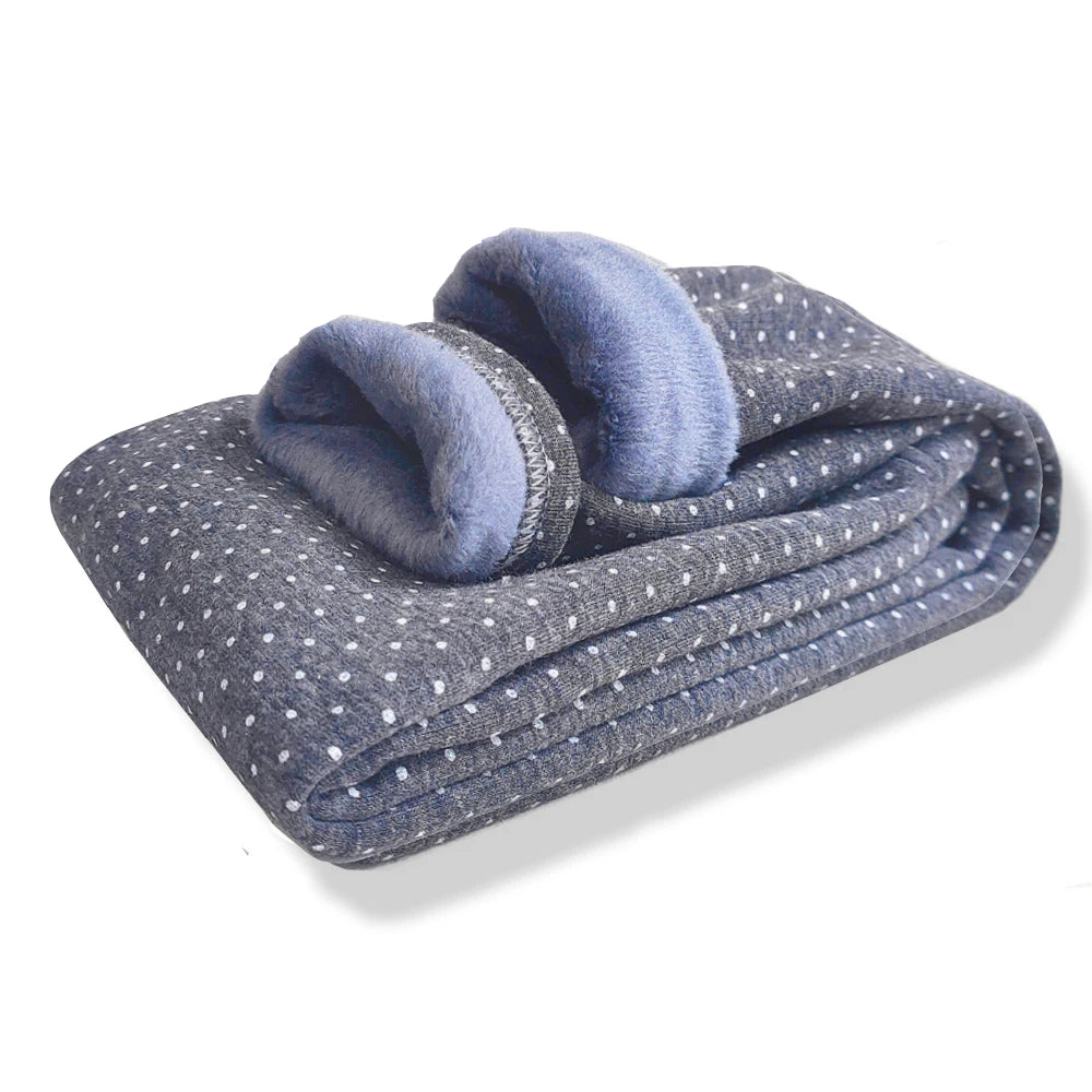 Sweet Leggings Girls Dot Velvet Pants