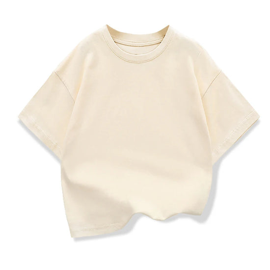 Kids Dropped Shoulder Short-sleeved T-shirt