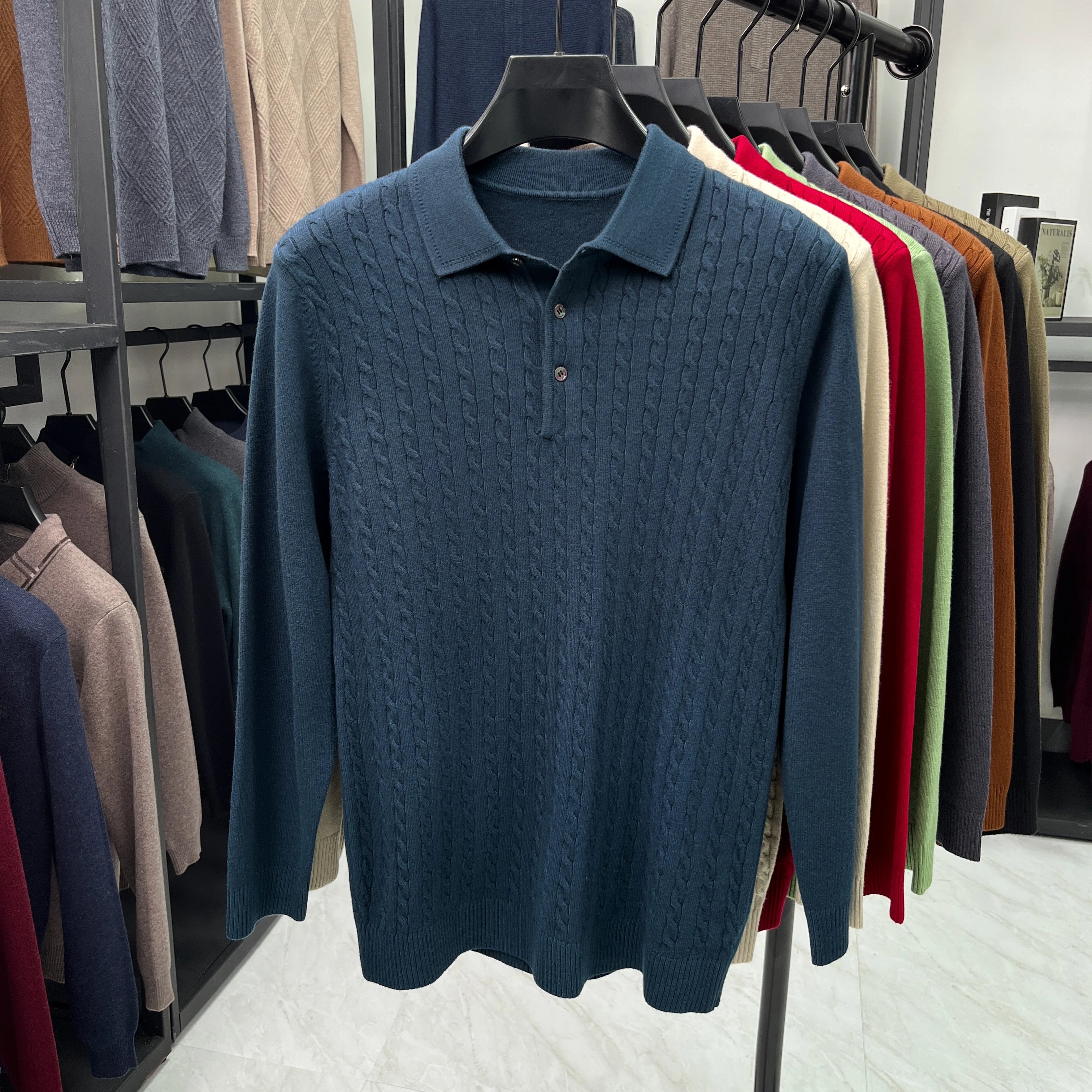 Knitted Viscose Polo