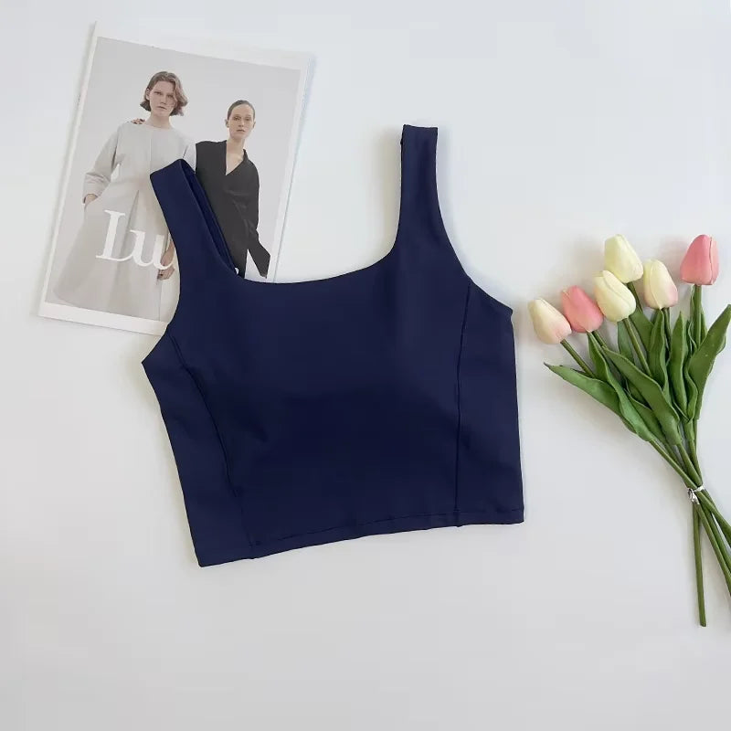 Fixed Pad Sports Bra Yoga Bra