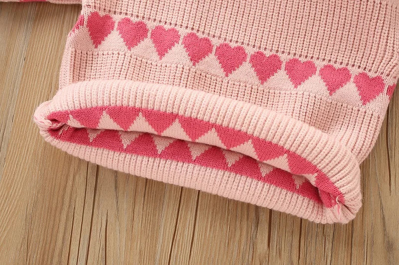 Girls' sweater set for autumn and winter