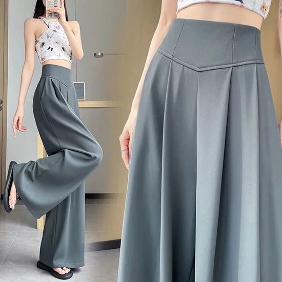 High Waist Pants Classic Suit Wide Leg