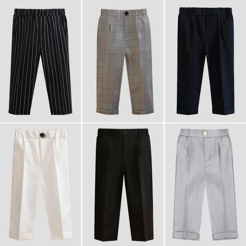 New Children Boys Suit Pants