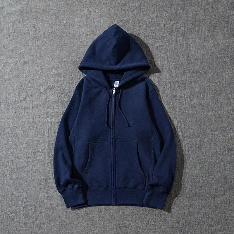 Simple Elegant Zip Up Hoodie