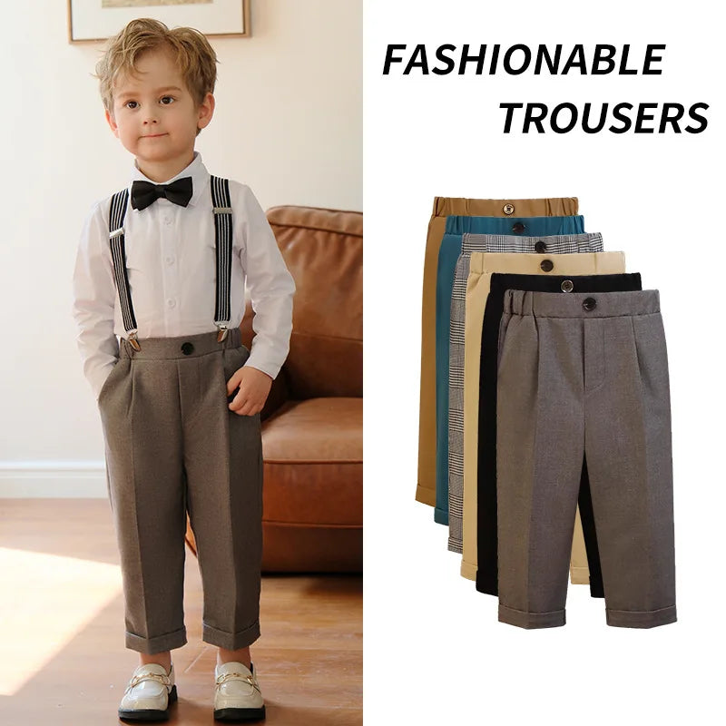 New Children Boys Suit Pants