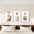 Abstract Three Piece Mid Century Design (Print)