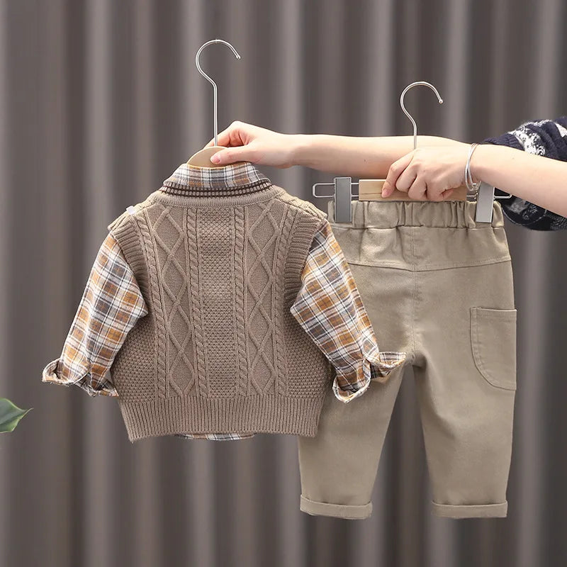New Spring Autumn Baby Boys Clothes Suit