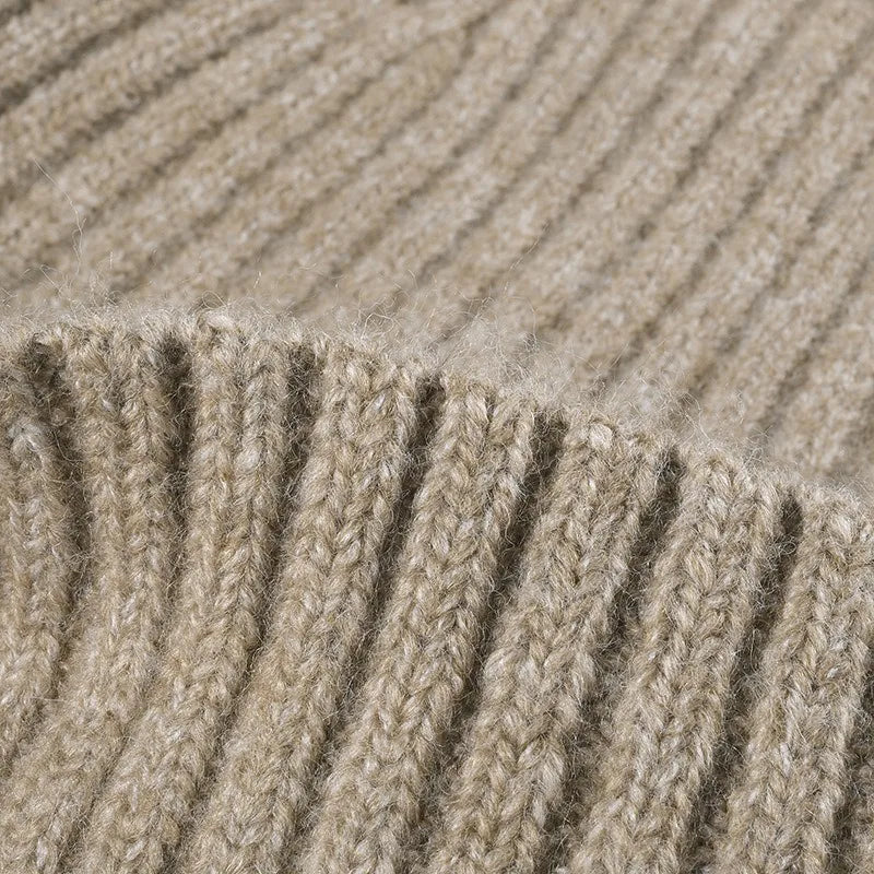 Thick Wool Beanie Hat
