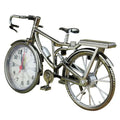 1Pc Clock Desk Retro Bicycle Alarm Clock Creative Clock Stylish Home Furnishings Table Watch Desk Clock