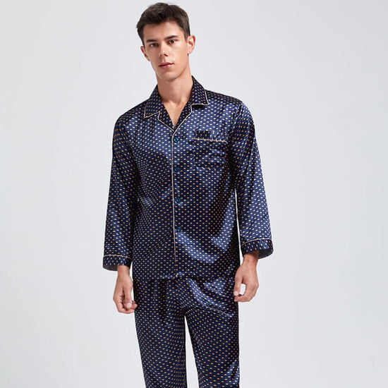 Two Piece Satin Pajama Set