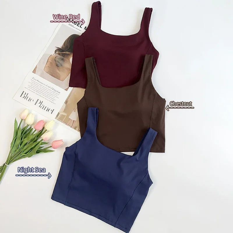 Fixed Pad Sports Bra Yoga Bra