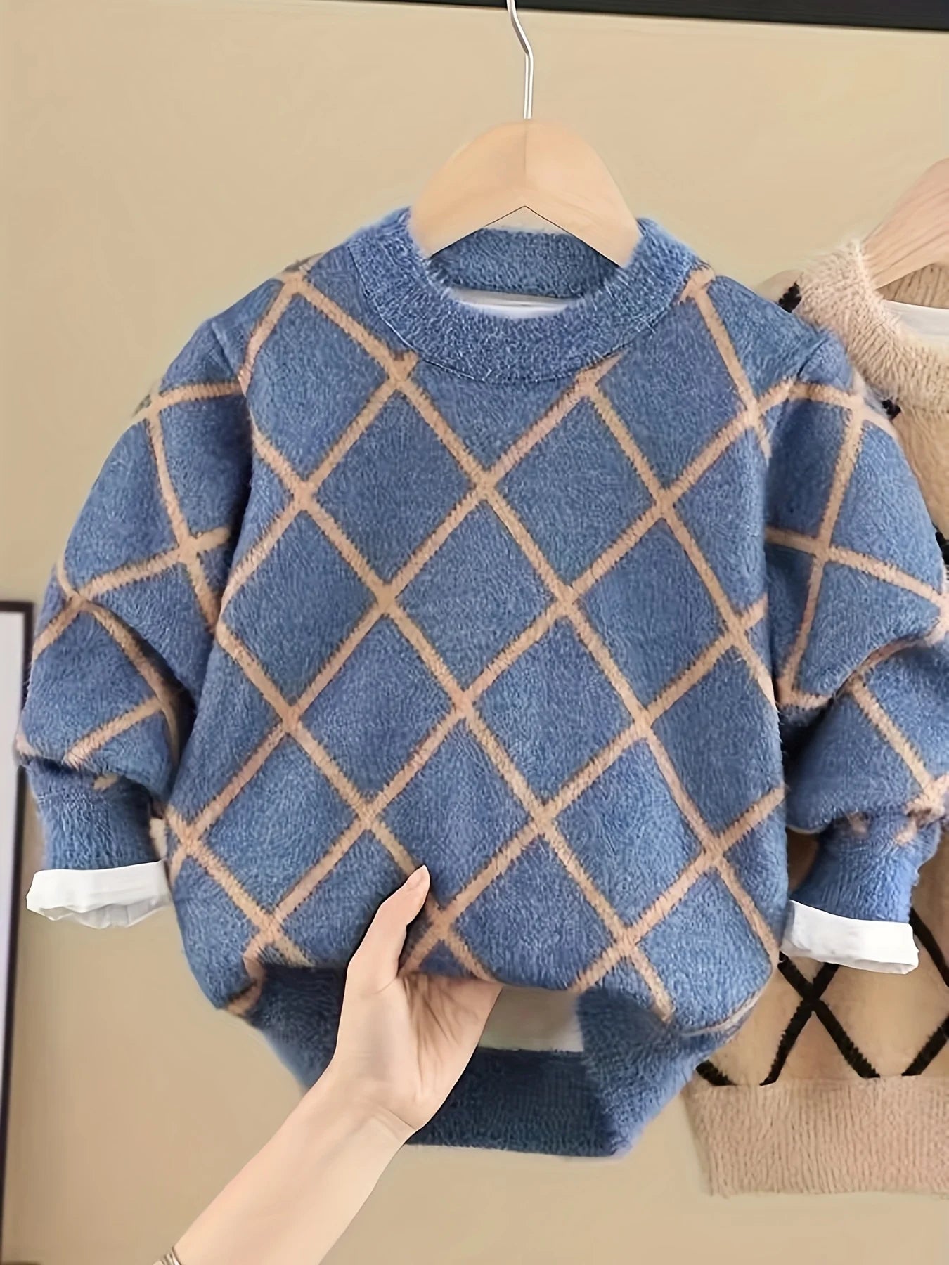 Boys' Sweater with Fleece Lining
